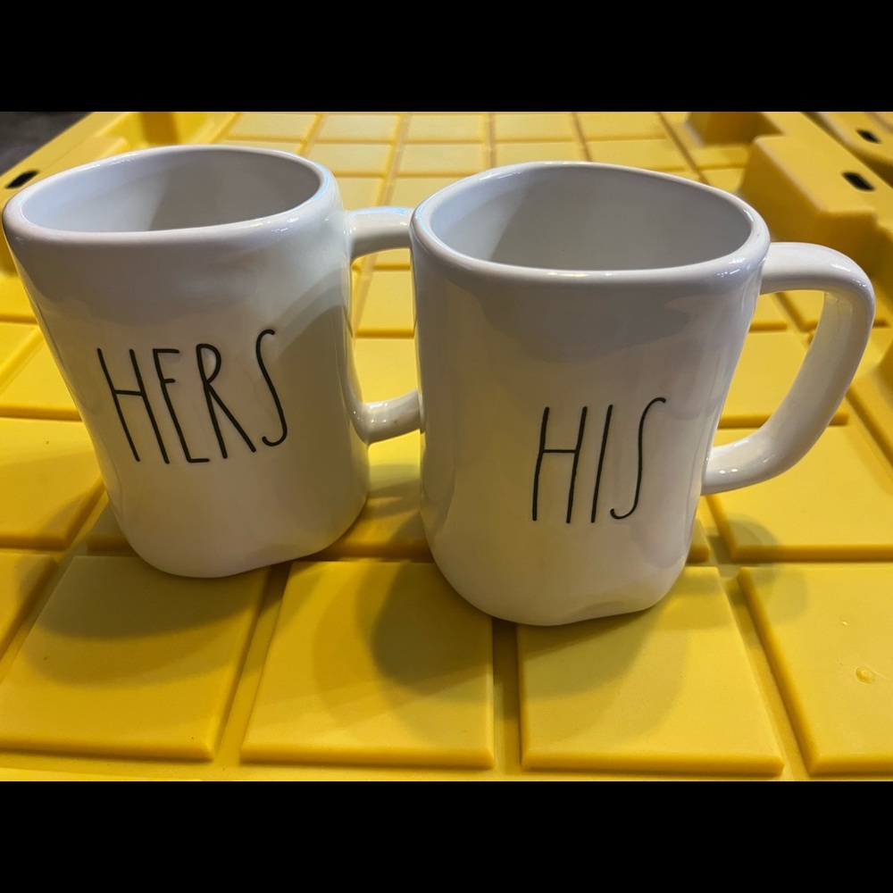 Rae Dunn - His & Hers Coffee Mugs Set of 2